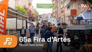 Festes | Reportatge sobre els actes del dissabte dia 11 i diumenge dia 12 d'abril en el marc de la 65a edició de la Fira d'Artés.
Càmeres - Lluc Not, Albert Pons i Jofre Noguera.
Edició - Sofia Collantes. 65a Fira d'Artés
